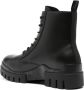 Calvin Klein Jeans panelled 60mm leather combat boots Black - Thumbnail 3