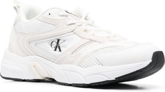 Calvin Klein Jeans panelled low-top sneakers White