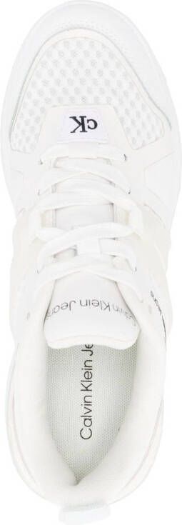 Calvin Klein Jeans side logo-print detail sneakers White