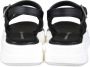 Calvin Klein Kids logo-appliqué flatform sandals Black - Thumbnail 4