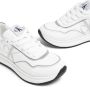 Calvin Klein Kids logo-print lace-up sneakers White - Thumbnail 4