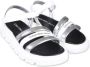 Calvin Klein Kids logo-print strappy sandals White - Thumbnail 2