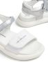 Calvin Klein Kids logo-print touch-strap sandals White - Thumbnail 3