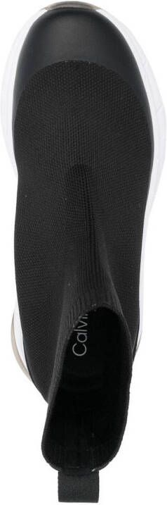 Calvin Klein knitted sock-style sneakers Black