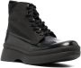 Calvin Klein lace-up leather boots Black - Thumbnail 2