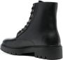 Calvin Klein lace-up leather combat boots Black - Thumbnail 3