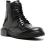 Calvin Klein leather lace-up boots Black - Thumbnail 2
