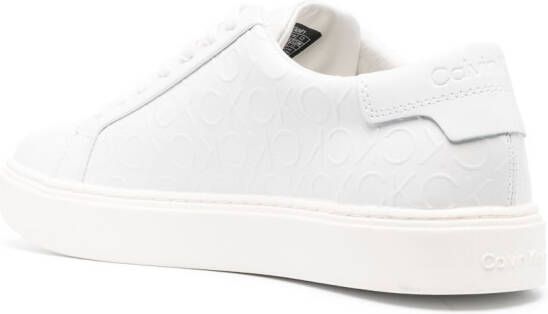 Calvin Klein leather low-top sneakers White