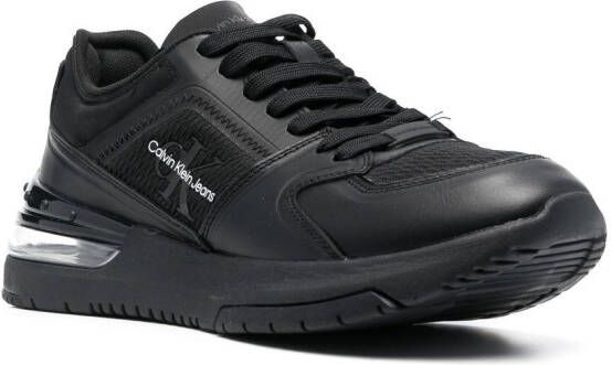 Calvin Klein lo-top leather sneakers Black