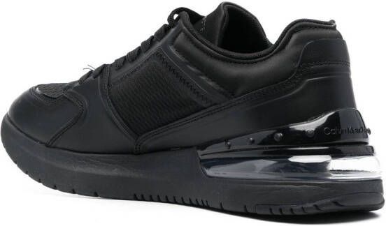 Calvin Klein lo-top leather sneakers Black