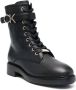 Calvin Klein logo-buckle combat boots Black - Thumbnail 2
