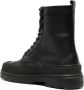 Calvin Klein logo-debossed leather ankle boots Black - Thumbnail 3