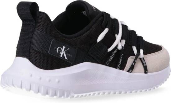 Calvin Klein logo-detail elasticated-lace sneakers Black