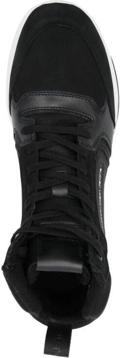 Calvin Klein logo-detail sporty runner boots Black