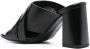 Calvin Klein logo-plaque 95mm mules Black - Thumbnail 3