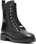 Calvin Klein logo-plaque leather boots Black - Thumbnail 2