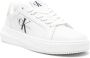 Calvin Klein logo-print lace-up sneakers White - Thumbnail 2