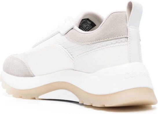 Calvin Klein low-top gradient sole sneakers White