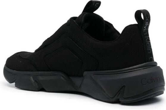 Calvin Klein low-top lace-up sneakers Black