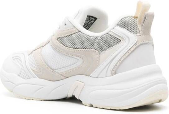 Calvin Klein mesh-panelled leather sneakers White