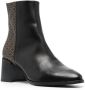 Calvin Klein monogram-print ankle boots Black - Thumbnail 2