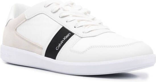 Calvin Klein paneled low-top sneakers White