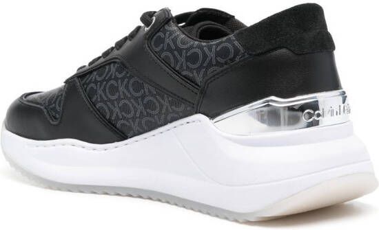 Calvin Klein panelled low-top sneakers Black