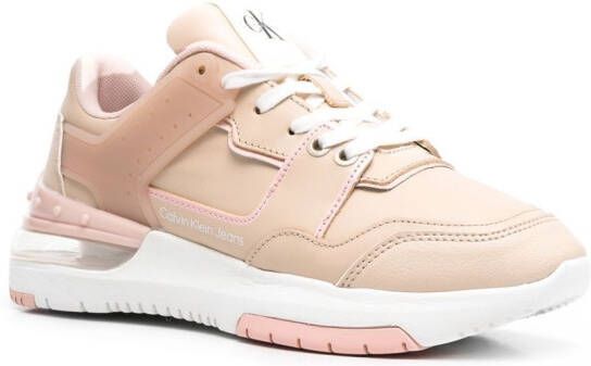 Calvin Klein Runner leather sneakers Pink