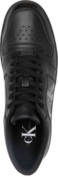 Calvin Klein side logo-print detail basket sneakers Black