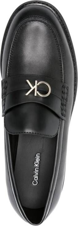 Calvin Klein Sole 35mm leather loafers Black