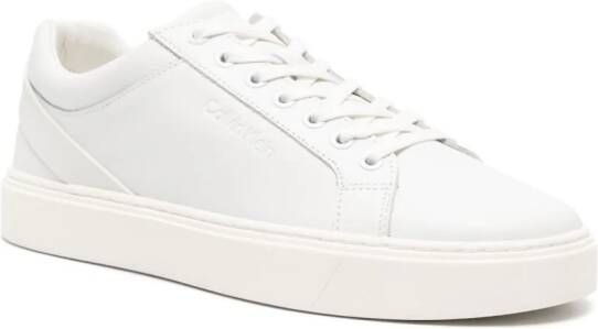 Calvin Klein tonal leather sneakers White