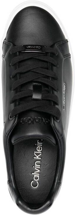 Calvin Klein Vulc Nano Fox leather sneakers Black