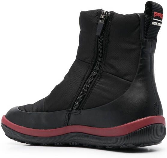 Camper 30mm chunky quilted boots Black