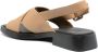 Camper 35mm crossover-strap leather sandals Brown - Thumbnail 3