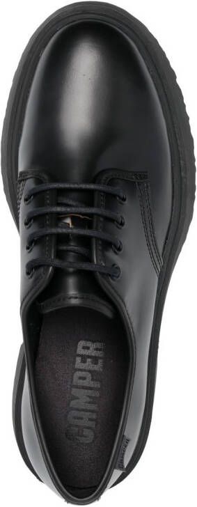 Camper 40mm chunky leather Derby shoes Black