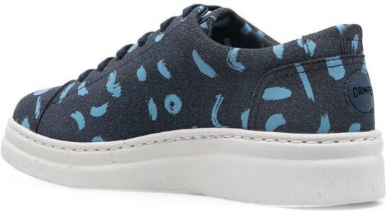 Camper abstract-pattern lace-up sneakers Blue