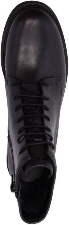 Camper ankle lace-up fastening boots Black
