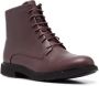 Camper ankle lace-up fastening boots Brown - Thumbnail 2