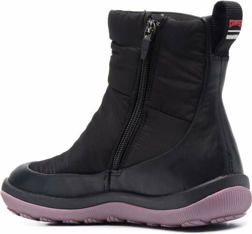 Camper ankle side-zipped boots Black