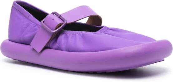 Camper Aqua leather sandals Purple