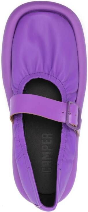Camper Aqua leather sandals Purple