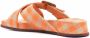 Camper Atonik gingham-check print slides Orange - Thumbnail 3