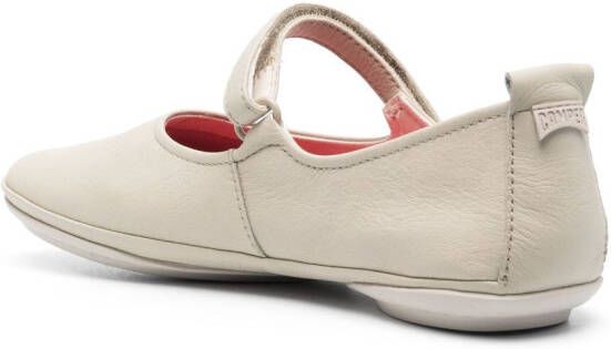 Camper Austria leather ballerina shoes Grey