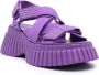 Camper BCN 70mm touch-strap sandals Purple - Thumbnail 2