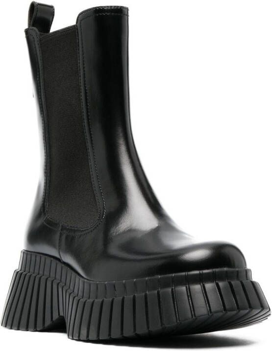 Camper BCN elasticated-panel ankle boots Black