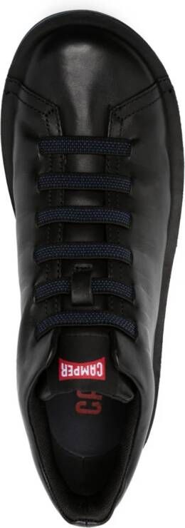 Camper Beetle leather low-top sneakers Black