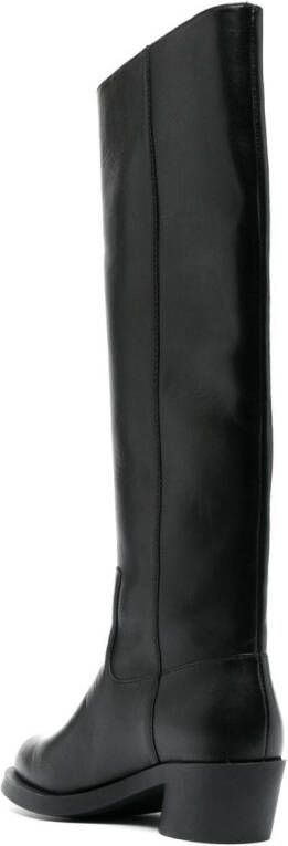 Camper Bonnie 50mm leather boots Black