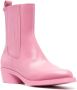 Camper Bonnie 60mm leather boots Pink - Thumbnail 2