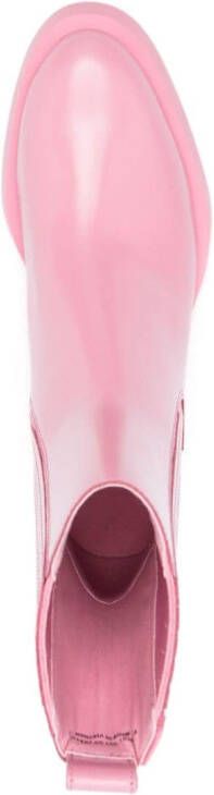 Camper Bonnie 60mm leather boots Pink