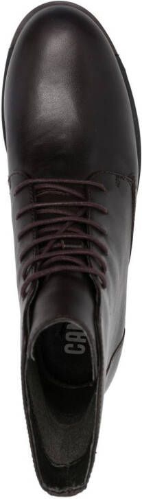 Camper Bowie lace-up ankle boots Black